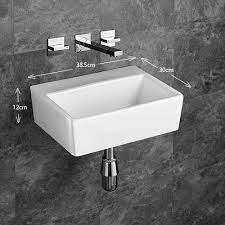 rectangular countertop basin 385mm