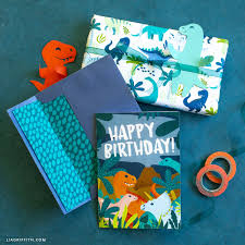Dinosaur Happy Birthday Card Printable Lia Griffith