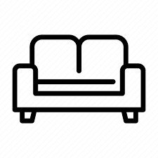Couch Furniture Home Sofa Icon