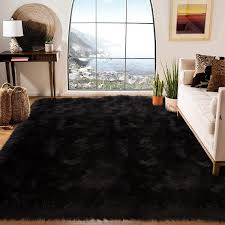 area rug 6x9 faux fur sheepskin rug