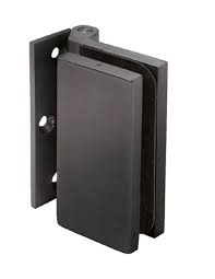 Glass Door Black Wall Mount Hinge