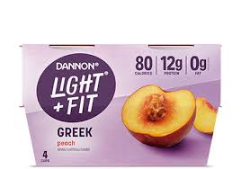 peach nonfat yogurt light fit