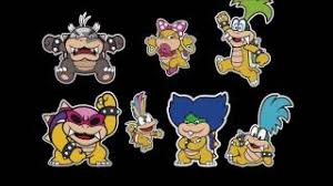 Top 24 categories of printable coloring pages. Paper Mario Color Splash All Koopaling Battle Themes Youtube