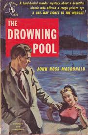 1st vintage crime/black lizard ed. The Drowning Pool 1951 Pulp Covers