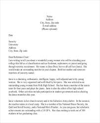 Recommendation Letter Examples 7 Sample Sorority Recommendation