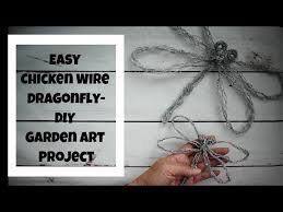 En Wire Art Diy Dragonfly Garden