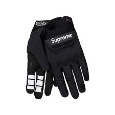Supreme Fox Racing Bomber Lt Gloves Black Larrydeadstock