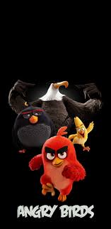 angry birds animation black cartoon