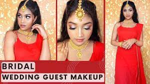 indian bridal makeup for wedding guest