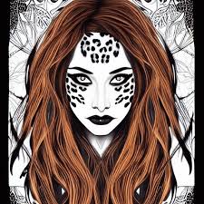 charlie bowater leopard makeup graphic