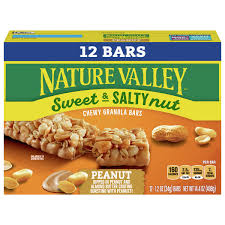salty nut chewy granola bars