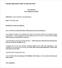 Writing a letter of application. Free 7 Sample Application Letter Formats In Pdf Ms Word