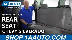 remove rear seat 14 19 chevy silverado
