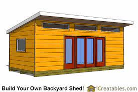 12x24 modern shed plans office shed plans