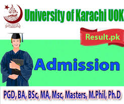 of karachi admissions 2023 uok