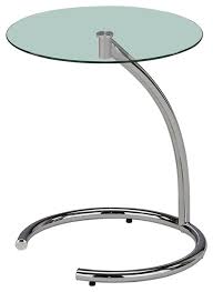 Kapoor Modern Round Accent Side Table