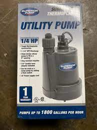 New Superior Pump 1 4 Hp Submersible
