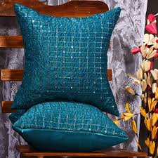 teal handmade sofa pillow covers accent