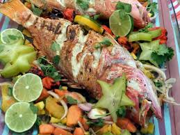 grilled red snapper with a fresh citrus