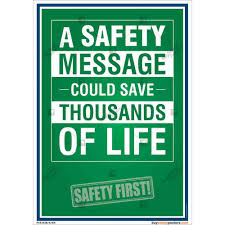 safety slogan poster in all