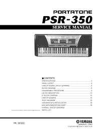 Wrg 9424 ps 2 keyboard wiring diagram. Yamaha Psr 350 Service Manual Manualzz