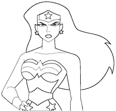 More 100 coloring pages from cartoon coloring pages category. Free Superhero Wonder Woman Colouring Pages For Toddler 51678 Superhero Coloring Colouring Pages Coloring Pages