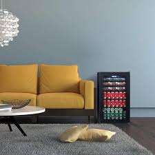 Black Mini Bar Beverage Refrigerator