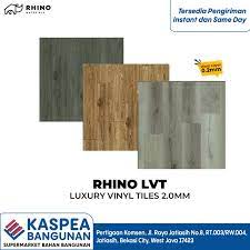 vinyl plank rhino motif kayu tebal 2mm