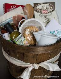 cooking themed gift basket