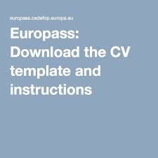 European Curriculum Vitae  Improving the Transparency of Qualifications ppt  download
