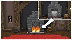 minecraft pe secret fireplace entrance