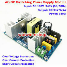 Ua switching converter that changes an ac supply to the ac supply with a different voltage, frequency, phase, or shape is called an ac/ac converter or cycloconverters are the naturally commutated direct frequency converters that are synchronized by a supply line. Ac Dc Ac 110v 220v 230v To Dc 24v 6a 150w Converter Switching Power Supply Board Ebay
