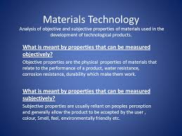 Materials Technology Analysis of ...
