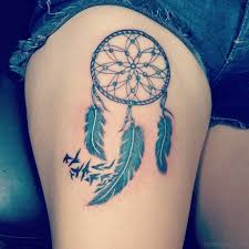 #dreamcatcher #wrist tattoo #dreamcatcher tattoo #wrist #small tattoo #girly tattoo #multigender tattoo #small wrist tattoo #words #word tattoo #feathers #feather tattoo #bracelet #tattooed girl. 78 Graceful Dreamcatcher Tattoos On Thigh