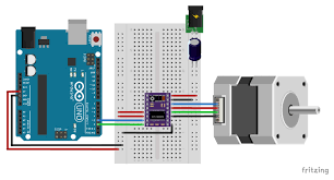 stepper motor with drv8825 and arduino