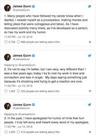 The latest tweets from james gunn (@jamesgunn). Daily Caller On Twitter Update Jamesgunn Has Reportedly Been Fired As Director Of The Guardians Of The Galaxy Following Unearthed Obscene Tweets