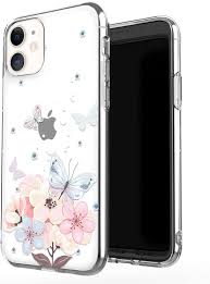 Buy online with fast, free shipping. Amazon Com Jaholan Iphone 11 Case Clear Cute Design Flexible Bumper Tpu Soft Rubber Silicone Cover Phone Case For Iphone 11 Xi 6 1 2019 Girl Floral Butterfly Flower Pink