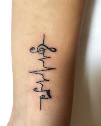 The most recognizable signs in the musical realm are the treble clef, the staff, and the notes. 78 Opulent Music Tattoo Ideas On Your Way It S All About Music