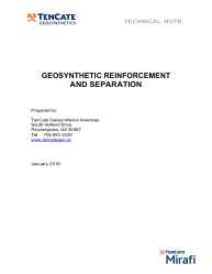 Geosynthetic Reinforcement And Separation