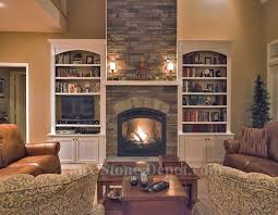 Faux Stone Fireplaces Contemporary