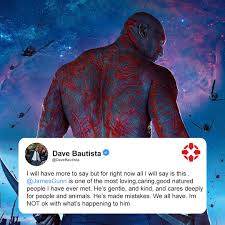 I like people to know when i'm drinking coffee, so i joined twitter. Ign Di Twitter Dave Bautista Defends James Gunn After Firing From Guardians Of The Galaxy Vol 3 Who Else Could You See Standing Up For James Gunn Https T Co 27sc7hdgka Https T Co 73api8aadk