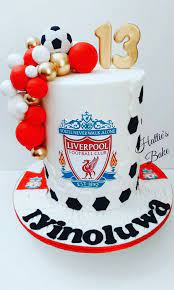 Liverpool Football Club Cake Ideas gambar png