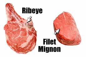 filet mignon vs ribeye what s the