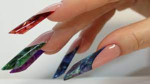 how to shorten your acrylic nails at
