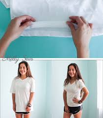 how to make a big shirt smaller melly