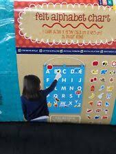 Felt Alphabet Chart Preschool Learning Letters Pictures