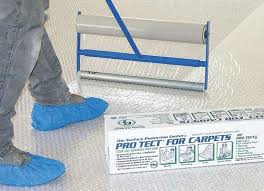 temporary floor protection and carpet
