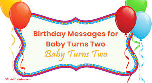 Need a nice happy birthday message to go in it? Happy 2nd Birthday Wishes For Two Year Old Baby Wish Update