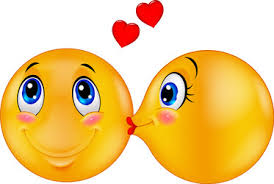 emoticon male kissing vector images