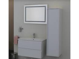 Badezimmer hochschrank in weiß und wildeiche optik skandi design. Sally Badezimmer Unterschrank 80cm Weiss Glanzend